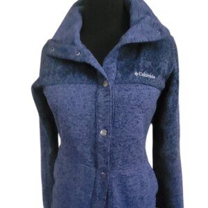 Columbia Dome Button Cardigan Sweater Jacket slash pocket Medium